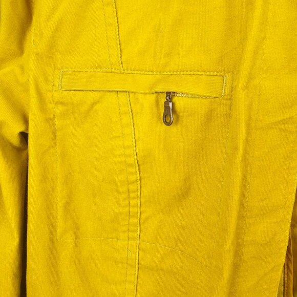 Womens 6 Jacket Corduroy Utility Fairy Grunge Mustard Indie Boho Chic Coastal - Picture 8 of 16